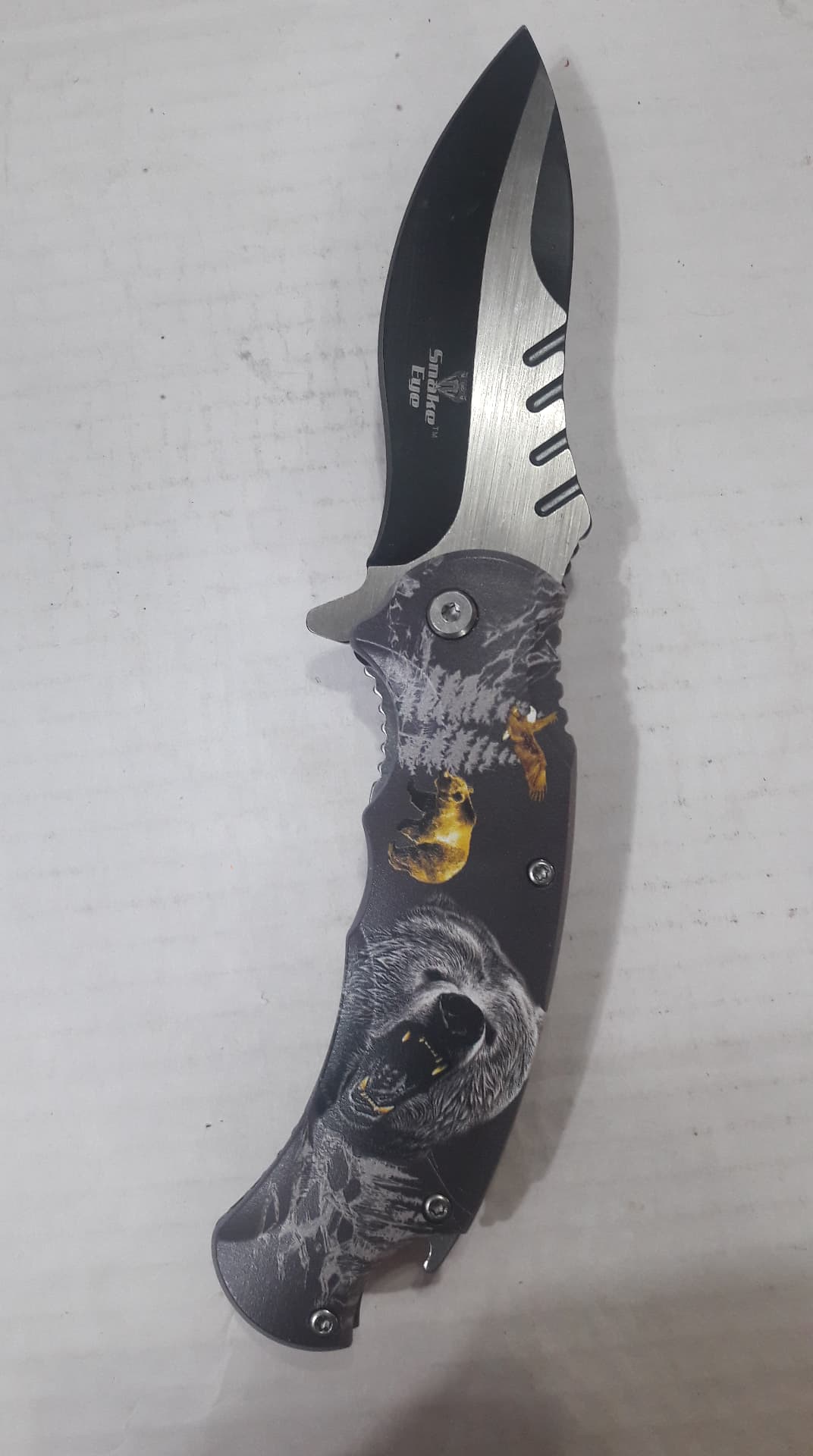 Snake Eye Tactical Rescue Style Action Assisted Pocket Knife Self Defense